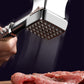 Stainless Steel Meat Mallet with Tongs & Brush