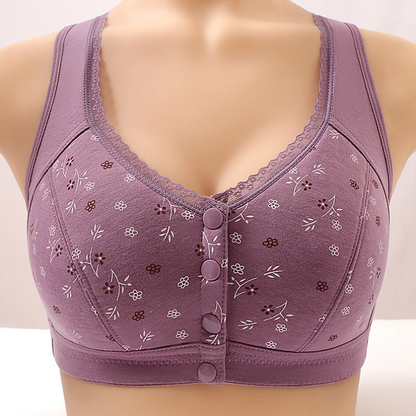 Women's Sexy U-Shaped Wireless Front-Clasp Bra
