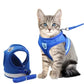 Ensemble harnais et laisse pour gilet lumineux et respirant réglable pour animaux de compagnie