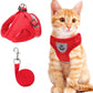 Ensemble harnais et laisse pour gilet lumineux et respirant réglable pour animaux de compagnie