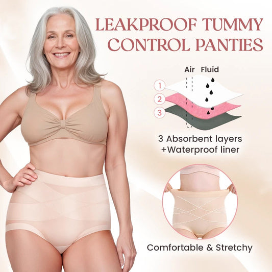 🌷🔥Last Day Buy 1 Get 1 Free💥👉Ultimate Comfort High Waist Leak Proof Shapewear Panties❤️🩲