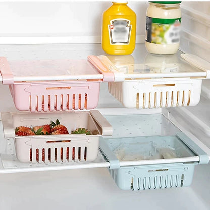 Storage rack for fridges