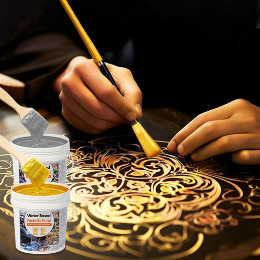 50%OFF🔥Water Based Gold Leaf Paint For Art, Painting, Handcrafts🎨