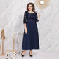 Elegance Lace Plus-Size Dress