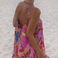 Women's Sleeveless Printed Maxi Beach Dress