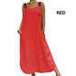 Wide Strap Maxi Dress with Pockets