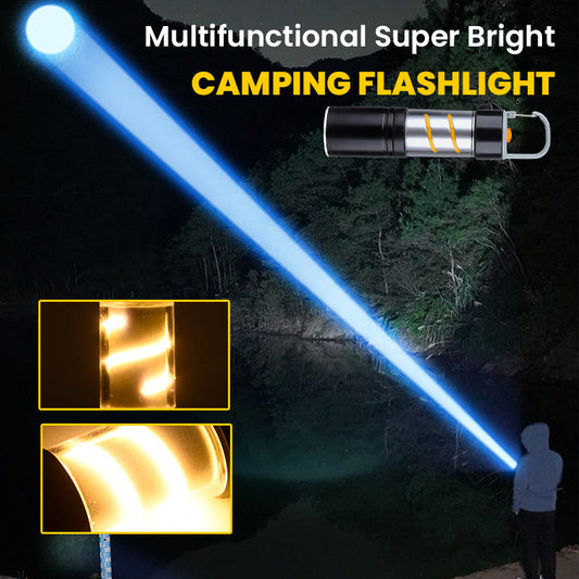 Multifunctional Super Bright USB Rechargeable Camping Flashlight