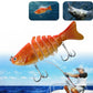5PCS Lifelike Multi-Jointed Sinking Fishing Lure