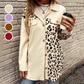 Women’s Leopard Print Lapel Long Sleeve Jackets