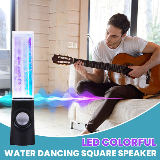LED Colorful Water Dancing Square Speaker