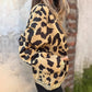 Women's Leopard Print Zip Up Jacket