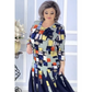 Women’s Round Neck Loose Midi Dress