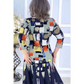 Women’s Round Neck Loose Midi Dress