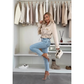 Stylish Women's Long Sleeve Drawstring Short Jacket Coat