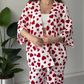Women's Fashion Cardigan Top ＆ Pants Two Piece Set