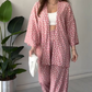 Women's Fashion Cardigan Top ＆ Pants Two Piece Set