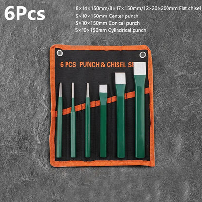 6pcs Punch & Chisel Set