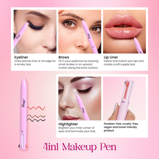 On-The-Go 4 In 1 Makeup Pen