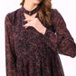 Vintage Red Leopard Print Flowy Dress