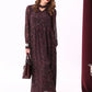 Vintage Red Leopard Print Flowy Dress