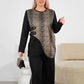 Women's Leopard Pattern Two-Piece Set