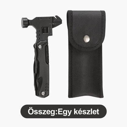 Többcélú villáskulcs-ütőkalapács szerszámkészlet