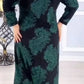 Plus Size V-Neck Midi Dress