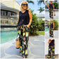 Sleeveless Top & Wide-Leg Pants 2-Piece Set