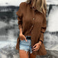 Women's Oversized Linen Button-Up Shirt