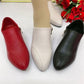 2023 Casual Soft Leather Chunky Heel Mom Shoes