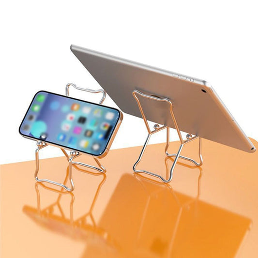 Creative Stainless Steel Phone Stand for Desk