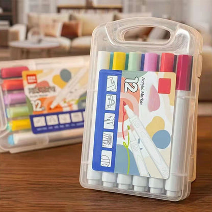 Non-Toxic Waterproof Acrylic Markers Set