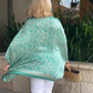 Women's V-Neck Caftan Poncho