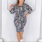 Women's Casual Fashion Printed Midi Dress