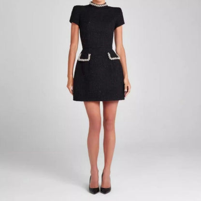 Women's Elegant Slim Fit Round Neck Dress