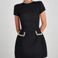 Women's Elegant Slim Fit Round Neck Dress