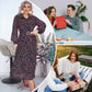 Women's Elegant Floral Chiffon Long Dress