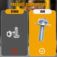 M6x24mm Hex Flange Bolt & Nut Set for Car
