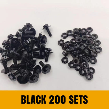 M6x24mm Hex Flange Bolt & Nut Set for Car