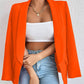 Women's Solid Color Suit Jacket
