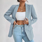 Women's Solid Color Suit Jacket