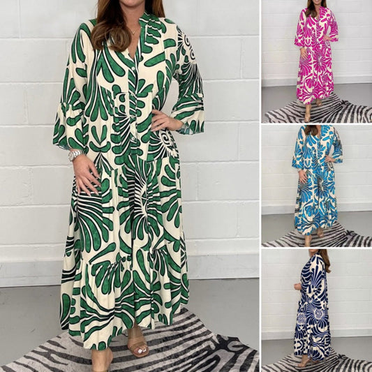 Women's Casual Printed Loose Dress