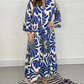 Women's Casual Printed Loose Dress