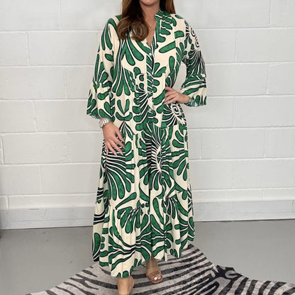 Women's Casual Printed Loose Dress