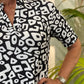 Women's Casual Short Sleeve V-Neck Printed Dress