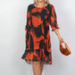Plus Size Casual Mini Dress with Ruffle Hem