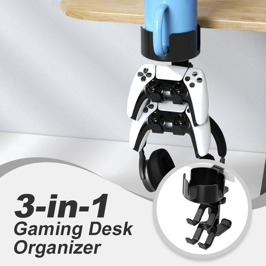 3-in-1 Gaming Desk Organizer