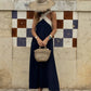 Women's Halter Neck Sleeveless Maxi Dress