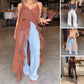 Women's  Layered Ruffle Slit Hem Camisole Tunic