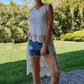 Women's Crochet Sleeveless Cover Up Long Vest